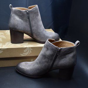 SOFFT Boots in grey smoked suede, size 11, NIB